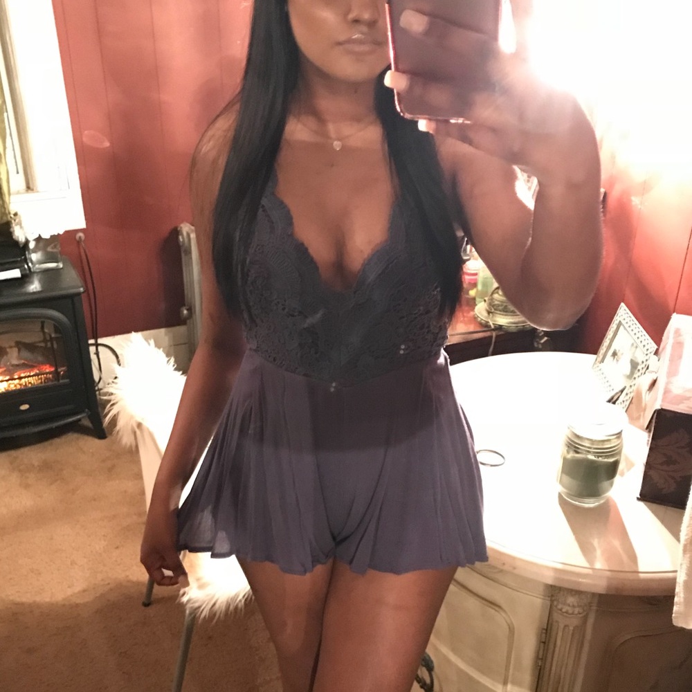 Dark blue romper